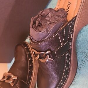 Josef Seibel Black Clogs